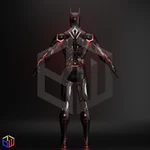  Batman beyond concept suit  3d model for 3d printers
