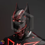 Modelo 3d de Traje conceptual de batman beyond para impresoras 3d