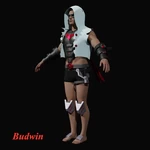 Modelo 3d de Conjunto de armadura completa de ronin rojo para impresoras 3d