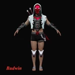 Modelo 3d de Conjunto de armadura completa de ronin rojo para impresoras 3d