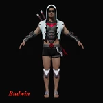 Modelo 3d de Conjunto de armadura completa de ronin rojo para impresoras 3d