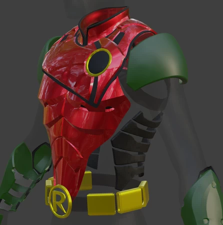  Robin injustice 2 inspired armor  3d model for 3d printers