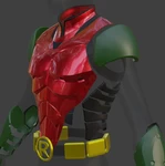 Modelo 3d de Armadura inspirada en robin injustice 2 para impresoras 3d