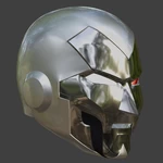 Modelo 3d de Casco inspirado en doctor doom 3099 para impresoras 3d