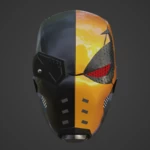 Modelo 3d de Casco inspirado en deathstroke black ops para impresoras 3d