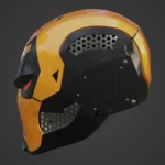 Modelo 3d de Casco inspirado en deathstroke black ops para impresoras 3d