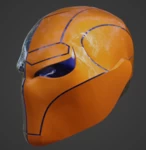 Modelo 3d de Casco inspirado en el renacimiento de deathstroke para impresoras 3d