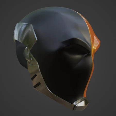  Deathstroke animated inspired helmet  3d model for 3d printers