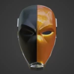 Modelo 3d de Casco inspirado en deathstroke animated para impresoras 3d