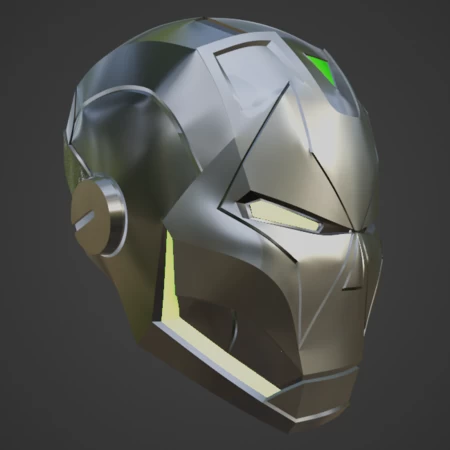  Iron-doom v2 inspired helmet  3d model for 3d printers