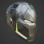 Modelo 3d de Casco inspirado en iron-doom v2 para impresoras 3d