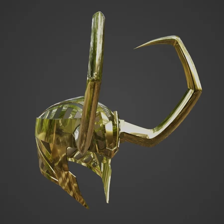   loki inspired helmet  3d model for 3d printers