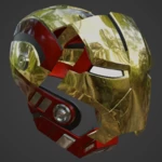 Modelo 3d de Casco inspirado en el concepto mark xlv oldboy para impresoras 3d