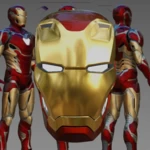 Modelo 3d de Casco inspirado en el campus de mark 80 iron man avengers para impresoras 3d