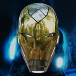 Modelo 3d de  casco conceptual superior inspirado en iron man para impresoras 3d