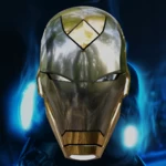 Modelo 3d de  casco conceptual superior inspirado en iron man para impresoras 3d