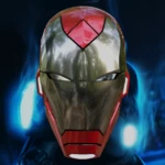 Modelo 3d de  casco conceptual superior inspirado en iron man para impresoras 3d