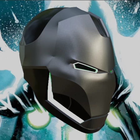  Iron-doom inspired helmet  3d model for 3d printers