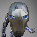  Stealth iron man concept inspired helmet  3d model for 3d printers