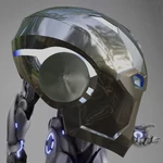  Stealth iron man concept inspired helmet  3d model for 3d printers