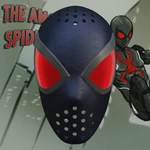  Spider-man dark suit ps4 inspired face shell  3d model for 3d printers