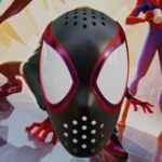  Miles morales into the spider verse inspired face shell  3d model for 3d printers