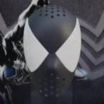   ultimate symbiote inspired spider man face shell  3d model for 3d printers