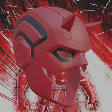  Daredevil inspired fortnite helmet  3d model for 3d printers