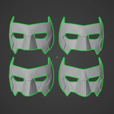 Green Lantern Kyle Rayner Inspired Domino Mask Pack