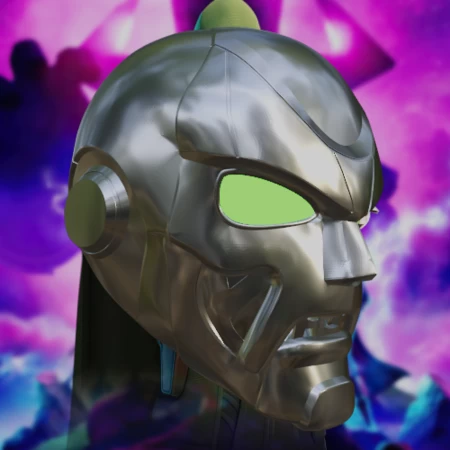 Dr. Doom Fortnite Inspired Helmet