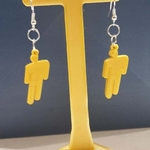  Boucles d'oreilles billie eilish Modèle 3D pour les imprimantes 3D