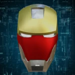  Mark 19/18 tiger/casanova inspired iron man helmet  3d model for 3d printers