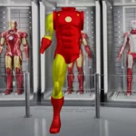 Modelo 3d de  traje clásico inspirado en iron man para impresoras 3d