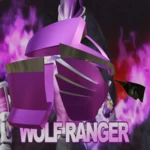 Modelo 3d de Casco inspirado en el ranger lobo violeta para impresoras 3d