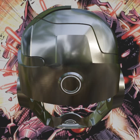  Cyborg inspired helmet  3d model for 3d printers