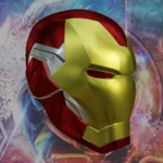 Modelo 3d de Casco inspirado en mark 85 ironman para impresoras 3d