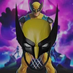 Modelo 3d de Casco inspirado en wolverine para impresoras 3d