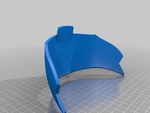  New 52 batman inspired helmet  3d model for 3d printers