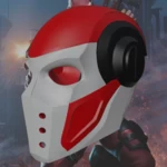 Modelo 3d de Casco inspirado en deadshot para impresoras 3d