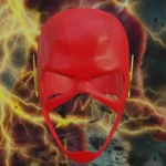 Modelo 3d de Casco inspirado en cw flash para impresoras 3d