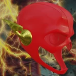  Cw flash inspired helmet  3d model for 3d printers