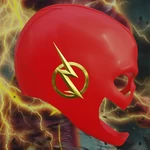 Modelo 3d de Casco inspirado en cw flash para impresoras 3d