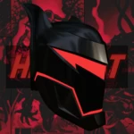 Modelo 3d de Casco inspirado en hellbat para impresoras 3d