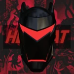 Modelo 3d de Casco inspirado en hellbat para impresoras 3d