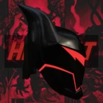 Modelo 3d de Casco inspirado en hellbat para impresoras 3d