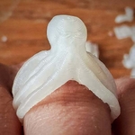 Modelo 3d de Más suave anillo de cthulhu para impresoras 3d