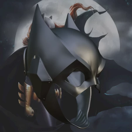 Máscara inspirada en Batman Arkham Knight