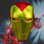 Modelo 3d de Casco clásico inspirado en iron man para impresoras 3d