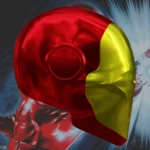 Modelo 3d de Casco clásico inspirado en iron man para impresoras 3d