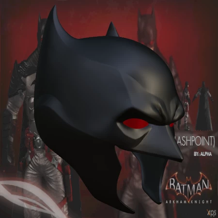 Máscara inspirada en Batman Flashpoint